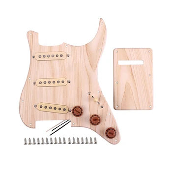 1 Set GP121 Maple Wood SSS Loaded Prewired Humbucker Pickguard Pickups Set Control Knobs With Back Plate For Electric Guitar
1 Set GP121 Maple Wood SSS Loaded Prewired Humbucker Pickguard Pickups Set Control Knobs With Back Plate For Electric Guitar
