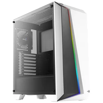 Aerocool CYLON PRO, ATX PC box, RGB 13 modes, tempered glass, 12cm fan, computer Gaming Box White
Aerocool CYLON PRO, ATX PC box, RGB 13 modes, tempered glass, 12cm fan, computer Gaming Box White