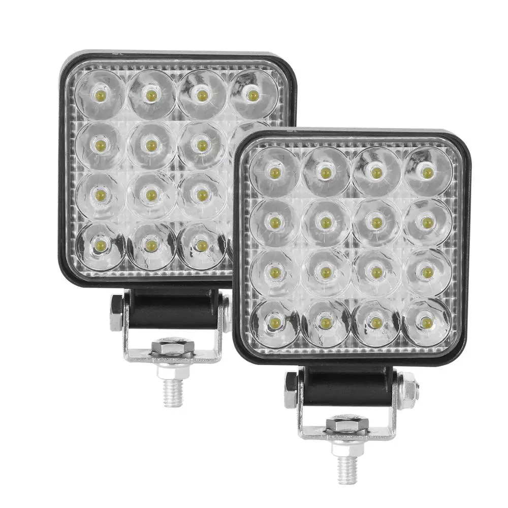 3Inch 16LED 48W Car Work Light LED Spotlight Square Auto Truck Off Road Mini Ledbar Offroad Accessories 9V 30V Led Fog Lights
3Inch 16LED 48W Car Work Light LED Spotlight Square Auto Truck Off Road Mini Ledbar Offroad Accessories 9V 30V Led Fog Lights