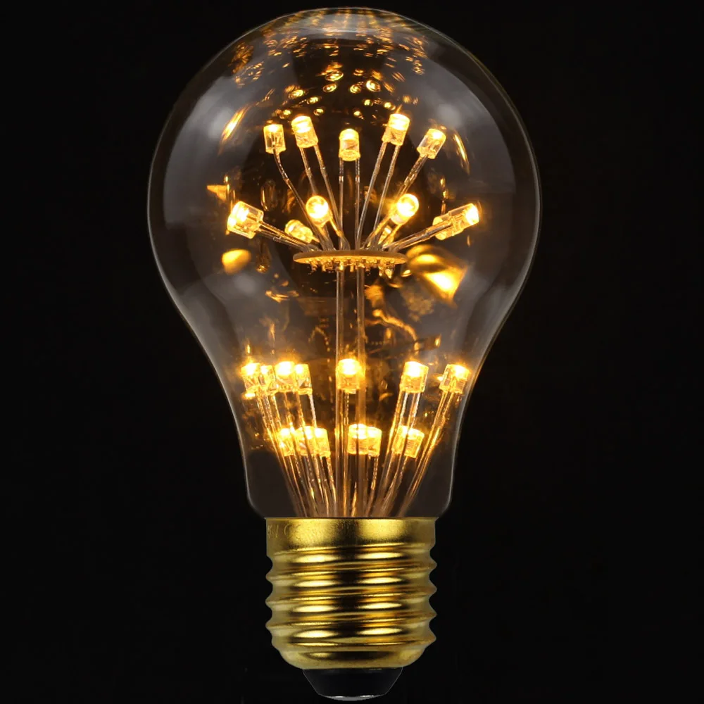 TIANFAN Retro Vintage LED 3W E27 Edison LED Light Bulb Christmas Atmosphere Bulb RGB Firework Starry A60 Decorative Light Bulb
TIANFAN Retro Vintage LED 3W E27 Edison LED Light Bulb Christmas Atmosphere Bulb RGB Firework Starry A60 Decorative Light Bulb