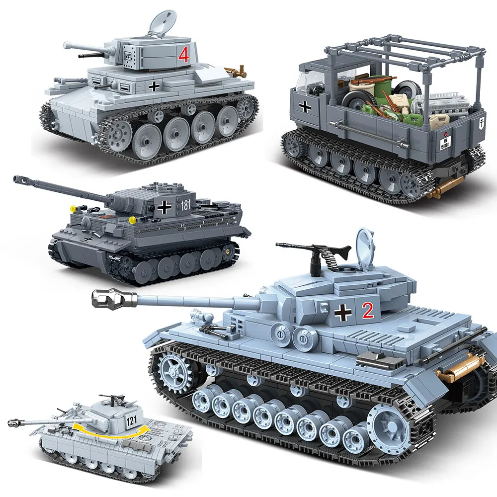 legoingly Military World War German Tank ww2 Army Mini Soldier Figures Brick Weapon Guns Building Blocks Toys For Children Gift
legoingly Military World War German Tank ww2 Army Mini Soldier Figures Brick Weapon Guns Building Blocks Toys For Children Gift