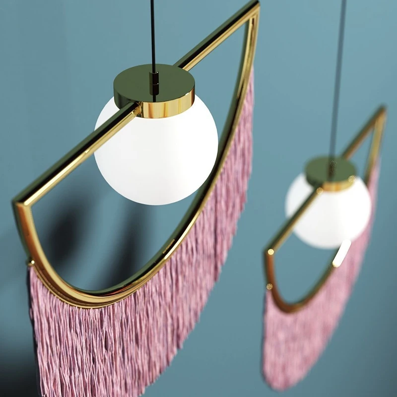 modern creative tassel living room sofa chandelier art bedside bedroom designer Nordic chandelier
modern creative tassel living room sofa chandelier art bedside bedroom designer Nordic chandelier