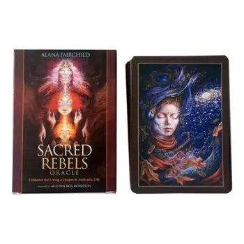 45Sheets Sacred Rebel Oracle Tarot Cards Deck Board Game Playing Card Table Game For Home Party Entertainment Divination Fate 
45Sheets Sacred Rebel Oracle Tarot Cards Deck Board Game Playing Card Table Game For Home Party Entertainment Divination Fate