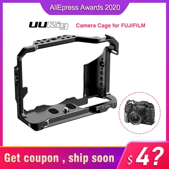 UURig C-XT4 Camera Cage for FUJIFILM X-T4 Camera Formfitting Full Cage W/ Shoe Mount Mutiful Thread Holes
UURig C-XT4 Camera Cage for FUJIFILM X-T4 Camera Formfitting Full Cage W/ Shoe Mount Mutiful Thread Holes