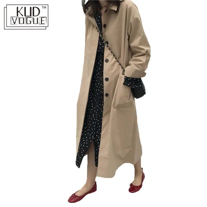 KUDVOGUE Women Autumn Long Sleeve cloak Long Trench Coat Female Pocket cardigan Straight Shirt Windbreaker Overcoat
KUDVOGUE Women Autumn Long Sleeve cloak Long Trench Coat Female Pocket cardigan Straight Shirt Windbreaker Overcoat