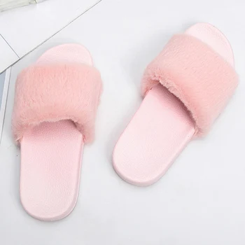 Fashion Women Slippers Autumn Winter Flock Home Indoor Slipper Anti-Slip Sweet Female Flat Footwear Slippers
Fashion Women Slippers Autumn Winter Flock Home Indoor Slipper Anti-Slip Sweet Female Flat Footwear Slippers
