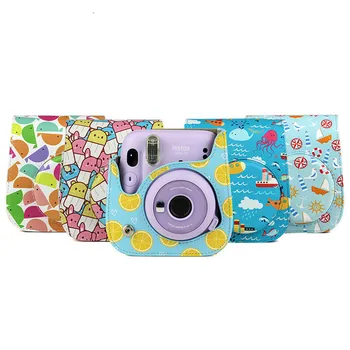 Shoulder Camera Protective Case Colorful Patterns Leather Camera Bag For Fuji Fujifilm Instax Polaroid Mini 11 Mini11 Handbags
Shoulder Camera Protective Case Colorful Patterns Leather Camera Bag For Fuji Fujifilm Instax Polaroid Mini 11 Mini11 Handbags