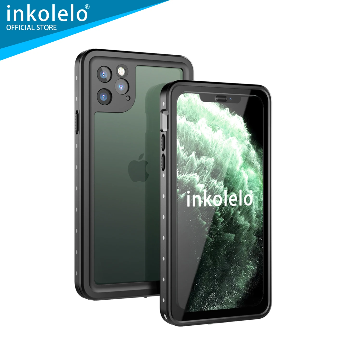 Inkolelo Waterproof Case for IPhone 11 Pro Max Full Body Heavy Duty Protection Shockproof Rugged Cover for IPhone 11 Pro Max
Inkolelo Waterproof Case for IPhone 11 Pro Max Full Body Heavy Duty Protection Shockproof Rugged Cover for IPhone 11 Pro Max