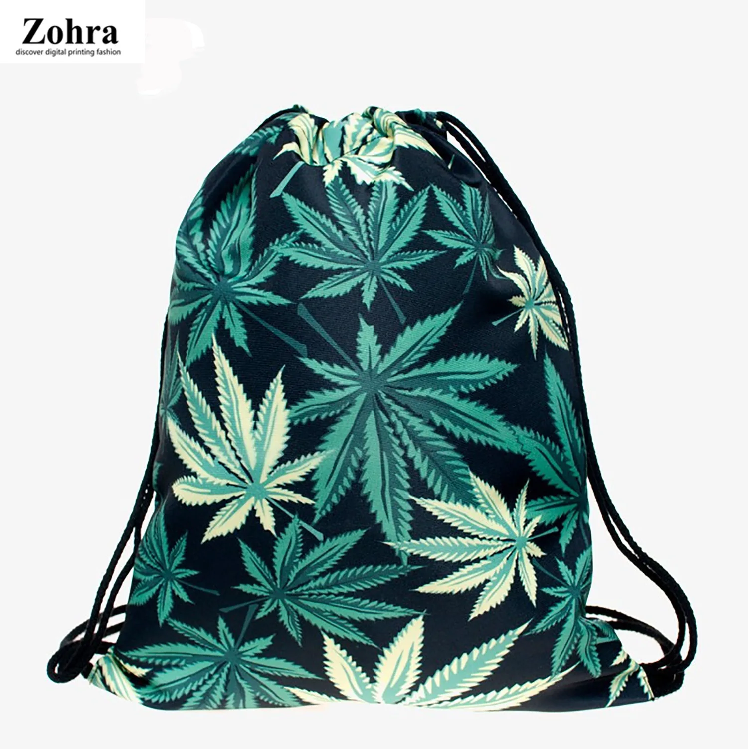 Zohra New Style Drawstring Bag Backpack 3D Digital Printing Marijuana Leaf Drawstring Bag Storgage Bag
Zohra New Style Drawstring Bag Backpack 3D Digital Printing Marijuana Leaf Drawstring Bag Storgage Bag