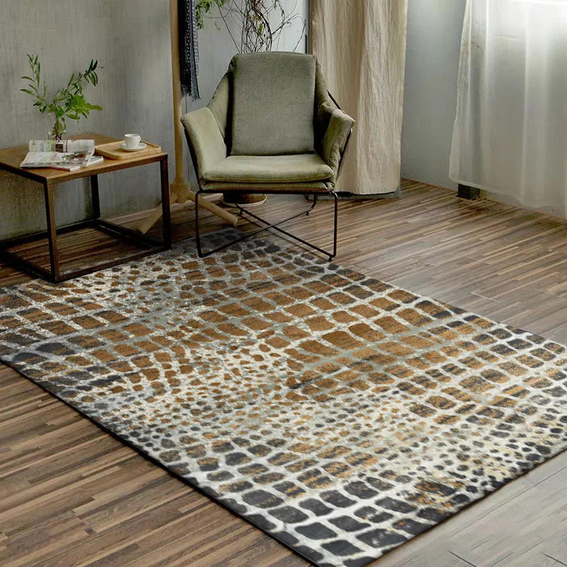 Modern grid Crocodile pattern door mat living room large carpet polyester plush bedroom floor mat custom made rug for bathroom
Modern grid Crocodile pattern door mat living room large carpet polyester plush bedroom floor mat custom made rug for bathroom