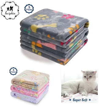 3 Packs Pet Blanket Bed Mats Super Soft Fluffy Premium Fleece Bone Print Warm Flannel Throw for Dog Puppy Cat 
3 Packs Pet Blanket Bed Mats Super Soft Fluffy Premium Fleece Bone Print Warm Flannel Throw for Dog Puppy Cat