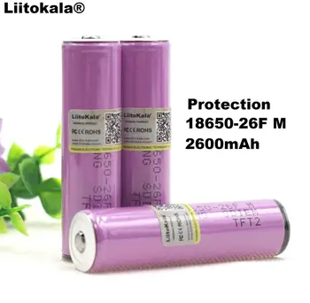 Liitokala Original 3.7V/4.2V 18650 2600AMH ICR18650-26F Rechargeable Lithium Battery PCB Protection Board for flashlight
Liitokala Original 3.7V/4.2V 18650 2600AMH ICR18650-26F Rechargeable Lithium Battery PCB Protection Board for flashlight