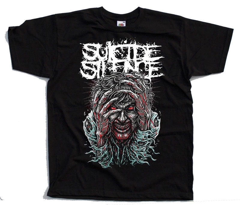 Suicide Silence V2 Deathcore Hernan Hermida Poster T-Shirt (Black) Cat Windbreaker Pug Tshirt Trump Sweat Sporter Pride
Suicide Silence V2 Deathcore Hernan Hermida Poster T-Shirt (Black) Cat Windbreaker Pug Tshirt Trump Sweat Sporter Pride