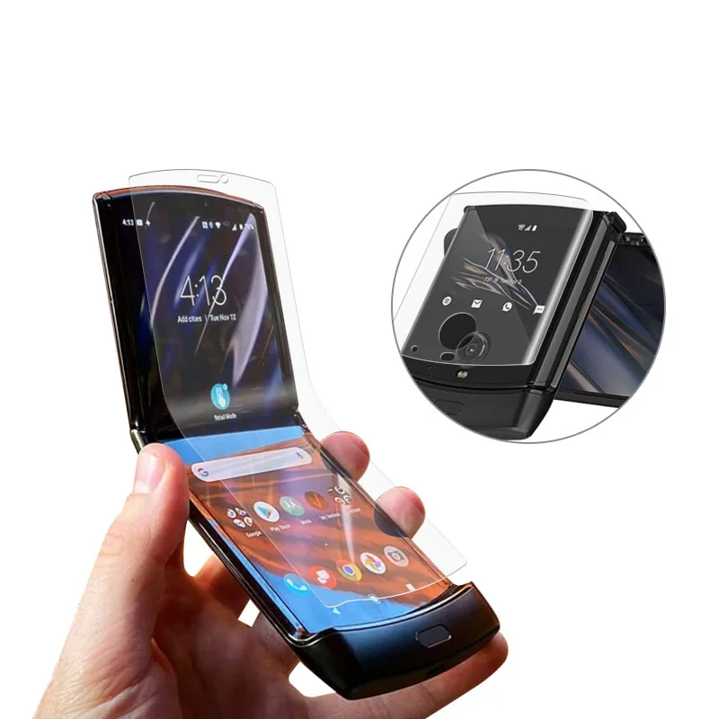 5 Sets Ultra-thin Inner and Outer Screen Protector Soft Hydrogel Film For Motorola Moto RAZR Fold Phone Soft Protective Film
5 Sets Ultra-thin Inner and Outer Screen Protector Soft Hydrogel Film For Motorola Moto RAZR Fold Phone Soft Protective Film