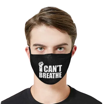 George Floyd I Can't Breathe Black Mask Cotton Face mouth mask Washable and reusable masks Demonstrator Parade mask
George Floyd I Can't Breathe Black Mask Cotton Face mouth mask Washable and reusable masks Demonstrator Parade mask
