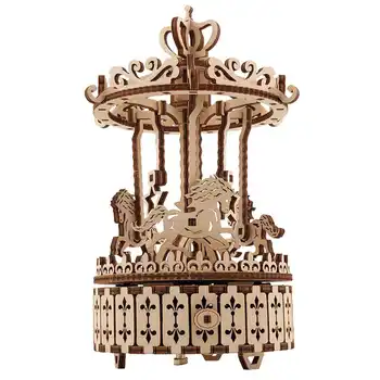 3D Carousel Music Box Puzzle Word Famous Buildings Architecture Puzzle Educational DIY Toy Gift for Children Adult Gift Present
3D Carousel Music Box Puzzle Word Famous Buildings Architecture Puzzle Educational DIY Toy Gift for Children Adult Gift Present