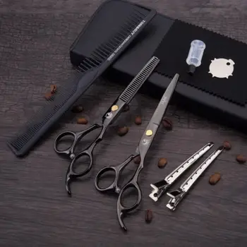 6 inch Salon Barber Hairdressing Stainless steel Scissors Kit with Comb Hair Clipper Thinning Cutting Shears Hair Styling Tools
6 inch Salon Barber Hairdressing Stainless steel Scissors Kit with Comb Hair Clipper Thinning Cutting Shears Hair Styling Tools