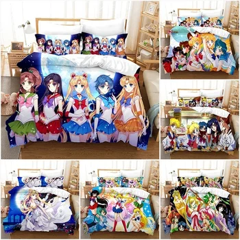 3D Digital Printed Sailor Moon Duvet Cover with Pillow Cover Bedding Set Single Double Twin Full Queen King for Bedroom Decor
3D Digital Printed Sailor Moon Duvet Cover with Pillow Cover Bedding Set Single Double Twin Full Queen King for Bedroom Decor