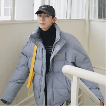 2019 Autumn And Winter Hong Style New Loose Cotton Men's Large Size Fashion Casual Solid Color Coat Jacket Gray / Black M-2XL 
2019 Autumn And Winter Hong Style New Loose Cotton Men's Large Size Fashion Casual Solid Color Coat Jacket Gray / Black M-2XL