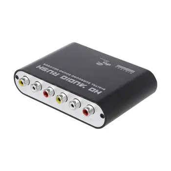 Digital DTS AC3 Optical To Analog 5.1CH Surround Audio Sound Decoder Coaxial To 6RCA
Digital DTS AC3 Optical To Analog 5.1CH Surround Audio Sound Decoder Coaxial To 6RCA