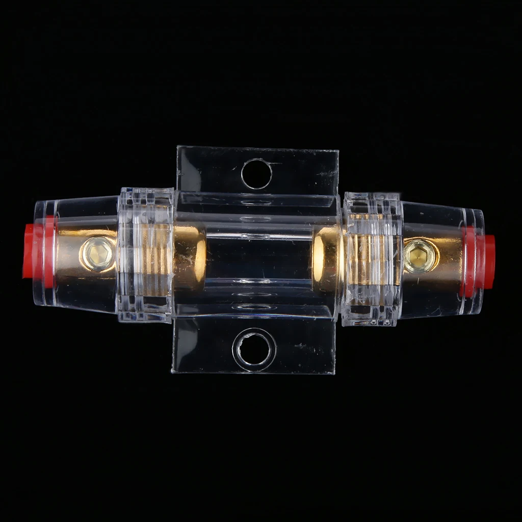 Car Audio Stereo AGU Fuse Holder Box 4 / 8 Gauge Wire With 4pcs 60 AMP Fuses Car Audio Stereo AGU Fuse Holder Box 4 / 8 Gauge Wire With 4pcs 60 AMP Fuses