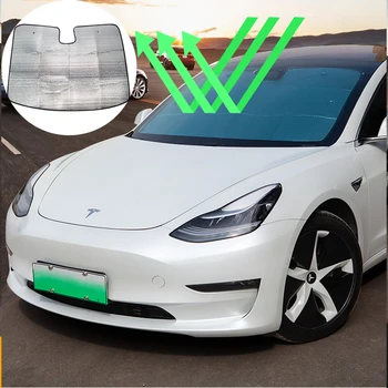 Model3 Car Sun Shades Windshield For Tesla Model 3 Sunshade Shade Visor Front Cover Anti UV Protected car Accessories Aluminium
Model3 Car Sun Shades Windshield For Tesla Model 3 Sunshade Shade Visor Front Cover Anti UV Protected car Accessories Aluminium