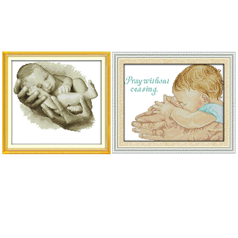 Набор для вышивки крестиком Joy Sunday Care из искусственного холста 14 карат домашний