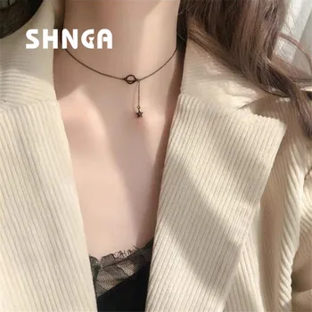 925 Sterling Silver Simple Fashion Black Planet Stars Choker Clavicle Chain Necklaces For Women Gift BN001
925 Sterling Silver Simple Fashion Black Planet Stars Choker Clavicle Chain Necklaces For Women Gift BN001
