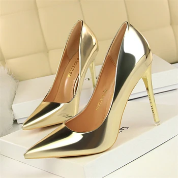Women's shoes women's fashion sexy metal with high heels dance party high heels wedding bride bridesmaid high heels
Women's shoes women's fashion sexy metal with high heels dance party high heels wedding bride bridesmaid high heels