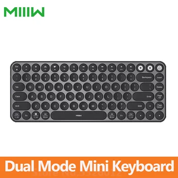 MIIIW Bluetooth Dual Mode Mini Keyboard 85 Keys Multi System Wireless 2.4GHz Bluetooth mode For Computer Laptop Tablet Keyboard
MIIIW Bluetooth Dual Mode Mini Keyboard 85 Keys Multi System Wireless 2.4GHz Bluetooth mode For Computer Laptop Tablet Keyboard