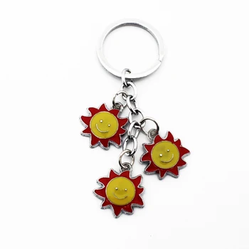 FREE SHIPPING BY DHL 100pcs/lot New Creative Metal Smiling Sun Keychains Zinc Alloy Sun Shaped Keyrings for Gifts 
FREE SHIPPING BY DHL 100pcs/lot New Creative Metal Smiling Sun Keychains Zinc Alloy Sun Shaped Keyrings for Gifts