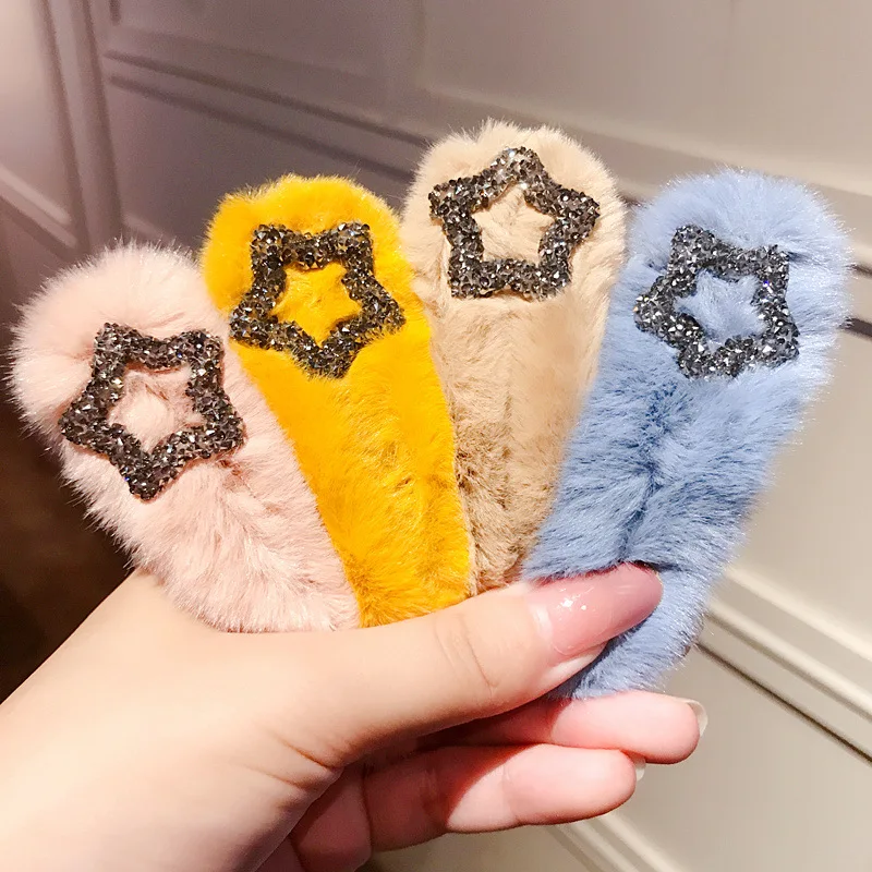 M MISM Winter Style Hairy Star Hair Clips Women Girls Modish Korean Waterdrop Hair Accessories Fashion Pattern Hairpins
M MISM Winter Style Hairy Star Hair Clips Women Girls Modish Korean Waterdrop Hair Accessories Fashion Pattern Hairpins