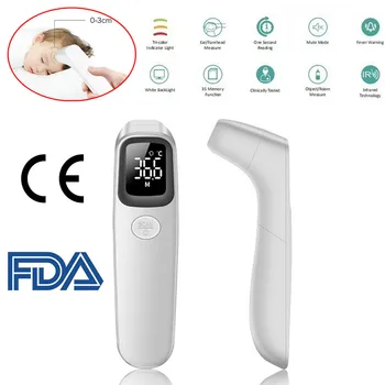 Infrared Electronic Non-contact IR Thermometer Without Battery LCD Digital Infrared Thermometer Forehead Temperature Meter
Infrared Electronic Non-contact IR Thermometer Without Battery LCD Digital Infrared Thermometer Forehead Temperature Meter
