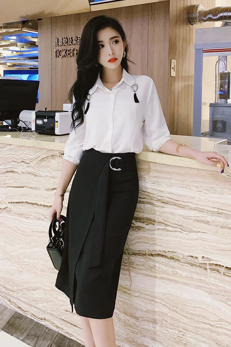 2019 Summer Wear New Style Korean-style High-waisted Irregular Slit Mid-length One-step Skirt Wrapped Skirt A- line Skirt Skirt
2019 Summer Wear New Style Korean-style High-waisted Irregular Slit Mid-length One-step Skirt Wrapped Skirt A- line Skirt Skirt