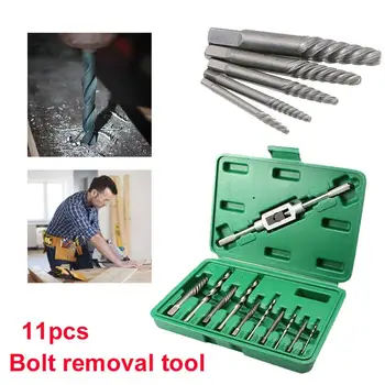 Sturdy Broken Wire Remover 11pcs Parts Silver Durable Extracting Screw Extractor Set Practical The Nail Puller Bolt Tool
Sturdy Broken Wire Remover 11pcs Parts Silver Durable Extracting Screw Extractor Set Practical The Nail Puller Bolt Tool