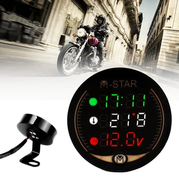 LED 3-in-1 Motorcycle Meter 12V Waterproof Time Temperature Voltage Display Table For Ducati 400 620 695 696 796 821 MONSTER
LED 3-in-1 Motorcycle Meter 12V Waterproof Time Temperature Voltage Display Table For Ducati 400 620 695 696 796 821 MONSTER