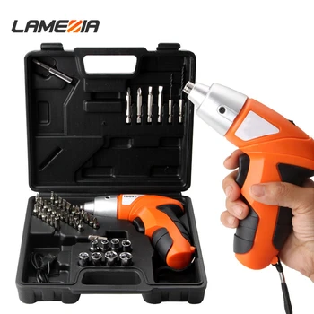 LAMEZIA Adjustable 4.8V Mini Electric Screwdriver Rechargeable Automatic Screw Driver Hand Drill Multi-function Power Tool
LAMEZIA Adjustable 4.8V Mini Electric Screwdriver Rechargeable Automatic Screw Driver Hand Drill Multi-function Power Tool