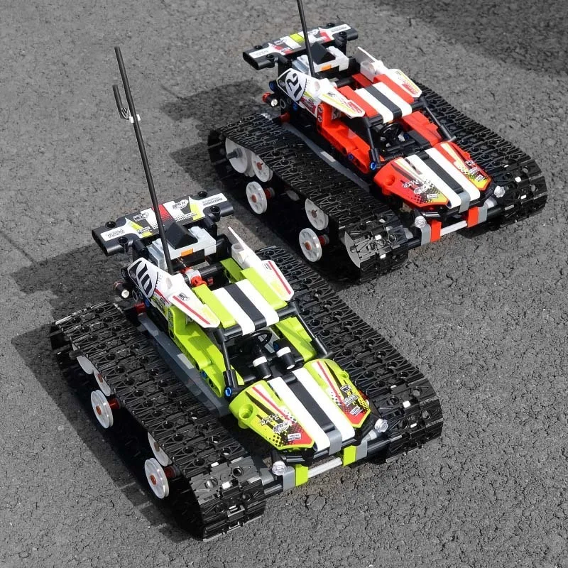 Yu Star Building Block App Track Vehicle Compatible Happy Senior Adults Children Remote Control Toys Building Block 13023
Yu Star Building Block App Track Vehicle Compatible Happy Senior Adults Children Remote Control Toys Building Block 13023