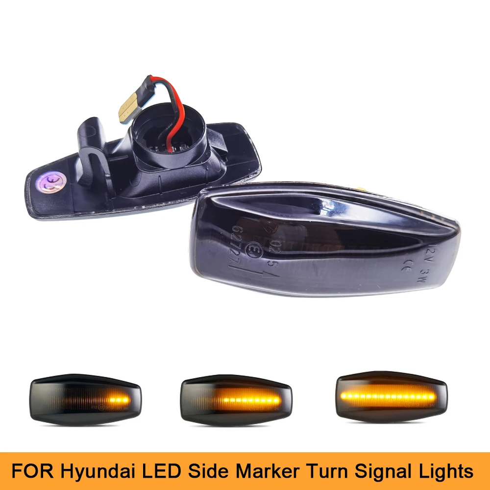 2x Dynamic LED Side Marker Turn Signal Lights For Hyundai I10 Accent Elantra Lavita Excel MK2 Getz Lavita Sonata Matrix XG30
2x Dynamic LED Side Marker Turn Signal Lights For Hyundai I10 Accent Elantra Lavita Excel MK2 Getz Lavita Sonata Matrix XG30