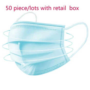 50pcs Anti-virus Masks Disposable Protective Mask 3 Layers Dustproof Facial Protective Cover Masks Maldehyde Prevent bacteria
50pcs Anti-virus Masks Disposable Protective Mask 3 Layers Dustproof Facial Protective Cover Masks Maldehyde Prevent bacteria