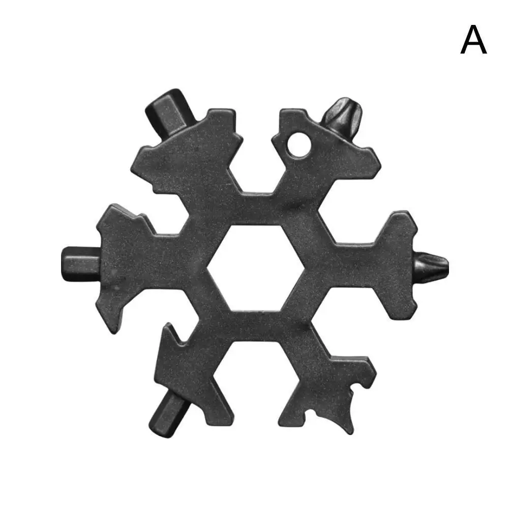 19-in-1 Keychain Tools Outdoor Multi-tool Wrenches Snowflake Combination Outdoor Tool Compact Portable V4Z4
19-in-1 Keychain Tools Outdoor Multi-tool Wrenches Snowflake Combination Outdoor Tool Compact Portable V4Z4