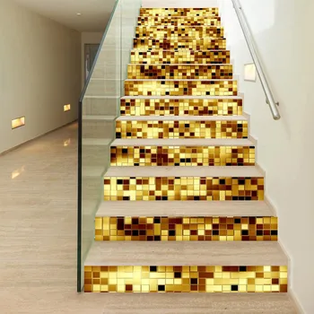 13Pcs/Set DIY 3D Square Pattern Steps Stairs Stickers Waterproof Stickers Self Adhesive Removable DIY Wall Art Decals Home Decor 
13Pcs/Set DIY 3D Square Pattern Steps Stairs Stickers Waterproof Stickers Self Adhesive Removable DIY Wall Art Decals Home Decor