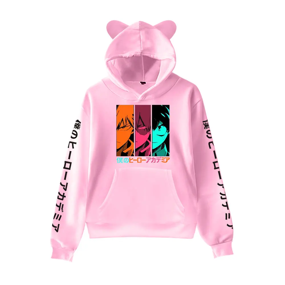 Cat Ear Kids hoodie Pink Lovely Fashion Pullover My Hero Academia Hoodies Funny Sweatshirts Boys Girls Daily Casual Pullover
Cat Ear Kids hoodie Pink Lovely Fashion Pullover My Hero Academia Hoodies Funny Sweatshirts Boys Girls Daily Casual Pullover
