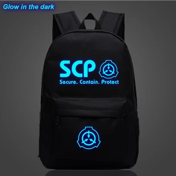 For Anime SCP Printing Casual Luminous Backpack School Bags Unisex Travel Bag Glow in the dark Nylon Knapsack Fashion
For Anime SCP Printing Casual Luminous Backpack School Bags Unisex Travel Bag Glow in the dark Nylon Knapsack Fashion