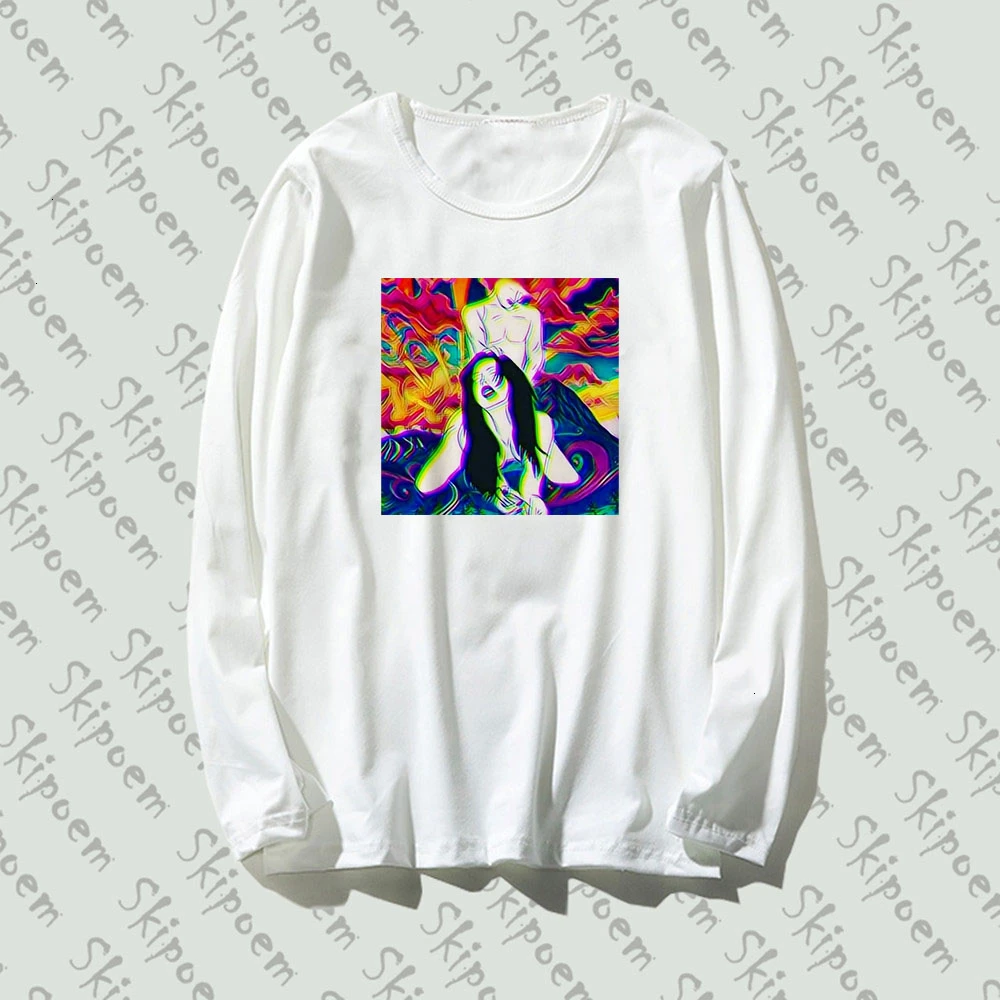 Sexy Psychedelic Passion Man And Woman T Shirt Women Korean Style Tumblr Kawaii Long Sleeve Plus Size Cotton Clothes Streetwear
Sexy Psychedelic Passion Man And Woman T Shirt Women Korean Style Tumblr Kawaii Long Sleeve Plus Size Cotton Clothes Streetwear