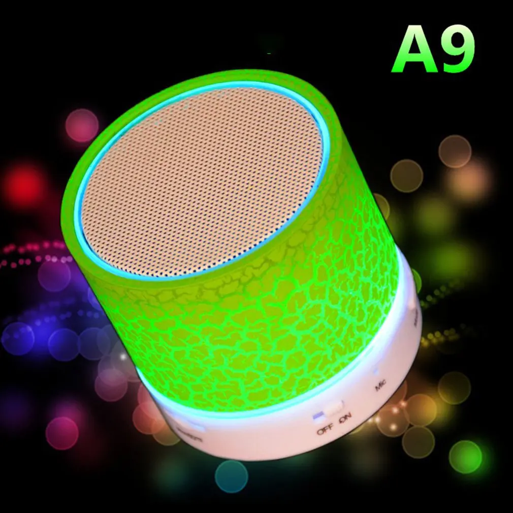 A9 Portable Mini LED Bluetooth Speakers Wireless Small Music Audio TF USB FM Light Stereo Sound Speaker For Phone With Mic
A9 Portable Mini LED Bluetooth Speakers Wireless Small Music Audio TF USB FM Light Stereo Sound Speaker For Phone With Mic