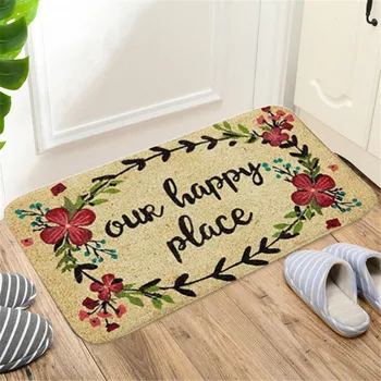Welcome letter Print Doormats Rectangle Non-slip Doormat Bedroom Kitchen Entrance Print Floor mat Doormats 
Welcome letter Print Doormats Rectangle Non-slip Doormat Bedroom Kitchen Entrance Print Floor mat Doormats