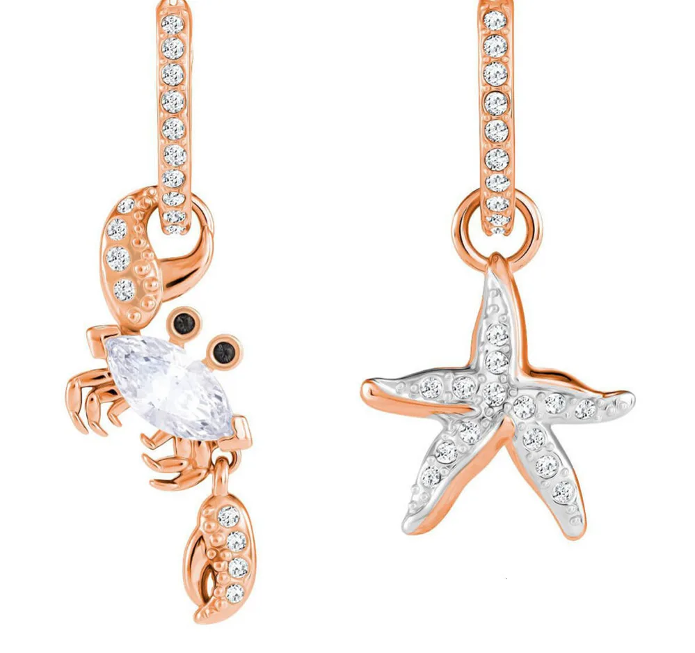 High-quality underwater world swa new crab earrings and delicate sea stars female earrings
High-quality underwater world swa new crab earrings and delicate sea stars female earrings