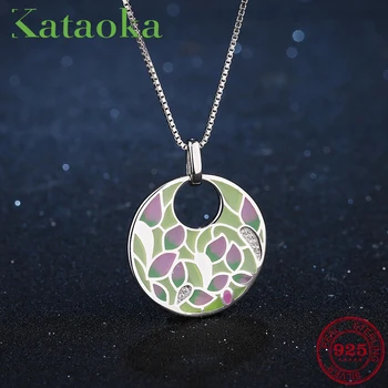 925 Sterling Silver Women Enamel Pendant Necklace 2018 Hot Pink Forget Me Not Round Enamel Necklace Pendant Party Jewelry Gift 
925 Sterling Silver Women Enamel Pendant Necklace 2018 Hot Pink Forget Me Not Round Enamel Necklace Pendant Party Jewelry Gift
