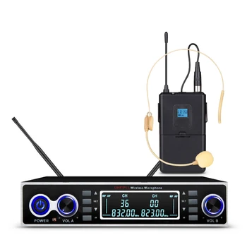 Professional 1 Cordless Handheld Mic UHF Frequencies Dynamic Capsule 1 Channels Wireless Microphone for Karaoke System 6600A
Professional 1 Cordless Handheld Mic UHF Frequencies Dynamic Capsule 1 Channels Wireless Microphone for Karaoke System 6600A